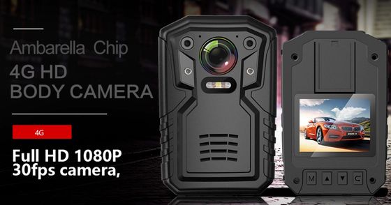 prenda impermeable llena de la cámara del cuerpo W Orn de 1080P HD 4G con control de visión en tiempo real